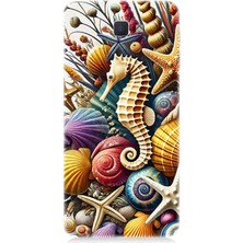 Samsung Galaxy J5 Prime Uyumlu Denizaltında Denizatı Bahçesi  Desenli Silikon Kılıf