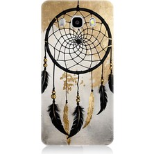 Samsung Galaxy J7 2016 Uyumlu Tüylü Düşlerin Tuzağı  Desenli Silikon Kılıf