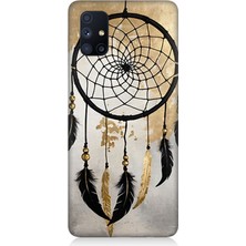 Samsung Galaxy M51 Uyumlu Tüylü Düşlerin Tuzağı  Desenli Silikon Kılıf