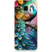 Samsung Galaxy S9 Uyumlu Tavuskuşu Renkli Gurur  Desenli Silikon Kılıf