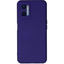 Newface  A96 Kılıf Nano Içi Kadife Silikon - Mor Sptgl