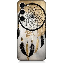 Samsung Galaxy S23 Uyumlu Tüylü Düşlerin Tuzağı  Desenli Silikon Kılıf