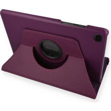 Newface Samsung Galaxy T500 Tab A7 10.4 Kılıf 360 Tablet Deri Kılıf - Mürdüm Sptgl