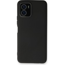 Newface Vivo Y15S Kılıf Lansman Glass Kapak - Siyah Sptgl