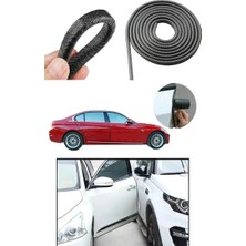 Hurlimann Xe Oto Araç Kapı Koruma Fitili 5metre Parlak Siyah Renk Çarpma Çizilme Önleyici Fitil