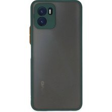 Newface Vivo Y15S Kılıf Montreal Silikon Kapak - Yeşil Sptgl