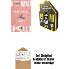 Hayat Okulu - Nazik Olmaya Dair + Ayı ve Arkadaşları (Keçe Kitap) + Okuma Sticker'ları