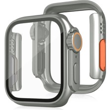 Newface Apple Watch 40MM Watch 49MM Kasa Dönüştürücü ve Ekran Koruyucu - Yıldız Işığı Sptgl