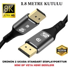 SHOW PRIME Displayport Dp Kablo 540 Herze Kadar Destekli 8k Premium