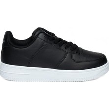 Bestof 042 Siyah Beyaz 40-44 Günlük Unisex Spor Ayakkabı