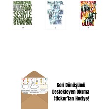 Tank Sesiyle Uyanmak + Kimse Kızmasın Kendimi Yazdım + Barışa Emanet Olun + Okuma Sticker'ları