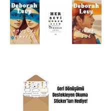 Ağustos Mavisi + Gayrimenkul + Eve Yüzerken + Okuma Sticker'ları