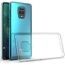 Newface Xiaomi Redmi Note 9 Pro Kılıf Lüx Şeffaf Silikon - Şeffaf Sptgl