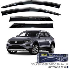 Kromlu Cam Rüzgarliği Vw T-Roc 2019- 4lü Sptgl