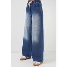 Bol Paça Kot Pantolon 6705 - Lacivert