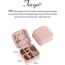 Mini Mücevher Takı Kutusu - Kolye, Yüzük, Küpe Düzenleyici Takı Çantası