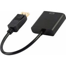 SHOW PRIME Displayport (M) To HDMI (F) Çevirici Adaptör Kablosu Siyah