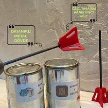 Şarjlı Matkap Uyumlu Karıştırıcı Uç – Epoxy, Boya, Taş Tozu ve Alçı Için Mikser Ucu – 20 cm Uzunluk / 60 mm Karıştırma Çapı – Plastik Ağız Demir Gövde Kompakt Tasarım