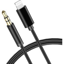 iPhone Lightning To 3.5mm Ses Çevirici Aux Kablo Aktarım Kulaklık Dönüştürücü Uyumlu