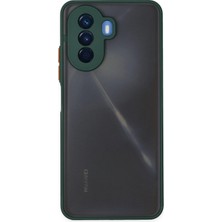Newface Huawei Nova Y70 Kılıf Montreal Silikon Kapak - Yeşil Sptgl
