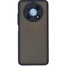 Newface Huawei Nova Y90 Kılıf Montreal Silikon Kapak - Lacivert Sptgl