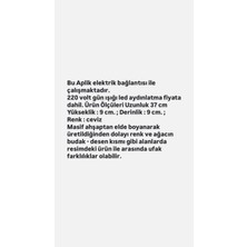 Aysem Wood Yansıtma Tasarımlı Çift Yönlü Ahşap Salon Hol Cafe  Otel  Duvar Aplik Avize