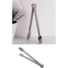 Paslanmaz Mutfak Maşası - 27 cm Mangal Barbekü Maşası