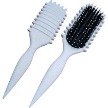 Mutkin Curl Define Styling Brush Bounce Curl Defining Styling Brush ile Mükemmel Bukleler -Bej Renk