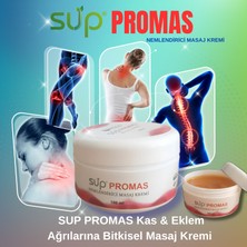 Sup Promas Bitkisel Masaj Kremi – Vücut Konforunu Destekleyen Ferahlatıcı Kremi 100 ml