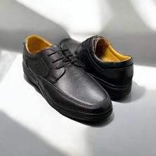 Hakiki Deri Ortopedik Ekstra Rahat  Günlük Klasik Erkek Ayakkabı