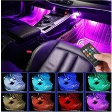 Otokar M-2000 Ayak Altı LED Kumandalı Araç Içi Aydınlatma 4 Lü Sese Duyarlı Renk Değiştirme Özellikli