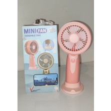 Telefon Tutuculu Mini Şarjlı Fan