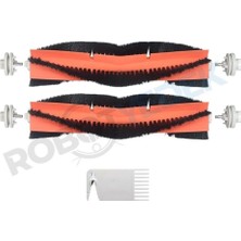 robotyedek Dreame L10 Ultra, L10S Ultra L10 Prime Uyumlu Yedek Ana Fırça ve Temizleme Tarağı-3 Parça