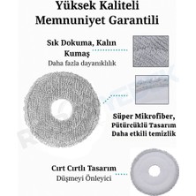 robotyedek Xiaomi S10+(S10T Değil) Uyumlu 2 Adet Mikrofiber Mop Bez