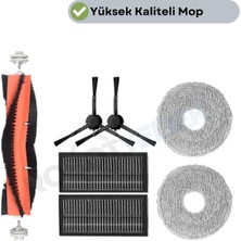 robotyedek Dreame L10S Pro Ultra Heat (RLL82CE) Fırça Hepa Filtre Mop Seti-7 Parça