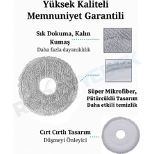 robotyedek Dreame Bot L10S Pro Uyumlu Yedek Silikon Fırça Hepa Filtre Mop Seti-7 Parça