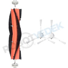 robotyedek Dreame L10 Ultra, L10S Ultra L10 Prime Uyumlu Ana Fırça Yan Fırça Seti-3 Parça