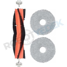 robotyedek Dreame L10 Ultra, L10S Ultra L10 Prime Uyumlu Ana Fırça Mop Seti-3 Parça