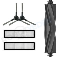 robotyedek Dreame D9 Max Gen 2 (RLD34GA) Uyumlu Yedek Mopsuz Silikon Fırça Hepa Filtre Seti-5 Parça