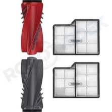 robotyedek Roborock Saros 10 Uyumlu Ana Fırça ve Hepa Filtre-3 Parça