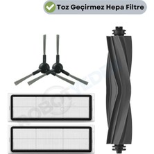 robotyedek Dreame L10S Pro Gen 2 Uyumlu Yedek Mopsuz Silikon Fırça Hepa Filtre Seti-5 Parça