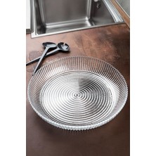 Luna Cam Salata Kasesi 30 cm – Salata Tabağı Sunum Kasesi