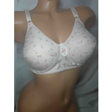 Ten Rengi Süngerli Balensiz Büyük Beden Penye Rahat Kullanışlı Kadın Sütyen