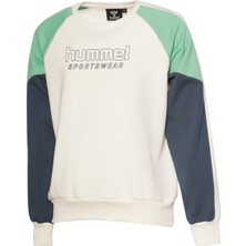 Hummel Walkes Ekru Çocuk Sweatshirt Erkek Çocuk Düz Desenli Regular Fit Tasarım