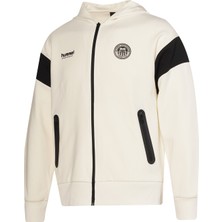 Hummel Glex Erkek Ekru Kapüşonlu Ceket