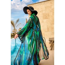 Ipeksi Kimono – Hafif, Lüks Dokulu Tesettür Plaj Kimonosu P2503-1
