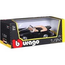 Bfs   Bburago 1:24 Porsche 356B Cabriolet 1961 Model Araba