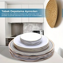 24 Parça Tencere Tabak Istifleyici Düzenleyici  Keçe