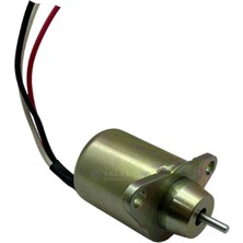 12V STOP SELENOİDİ KAYIK KULAKLI (KÜÇÜK TİP) (DÜZ MİL 12 MM) YANMAR