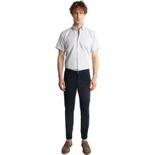 İGS Erkek Lacivert Slim Fit Dar Kalıp Pantolon